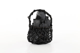 飾り炭 葛かご (壁掛け・置物)