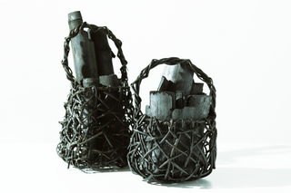 飾り炭 葛かご(1個)